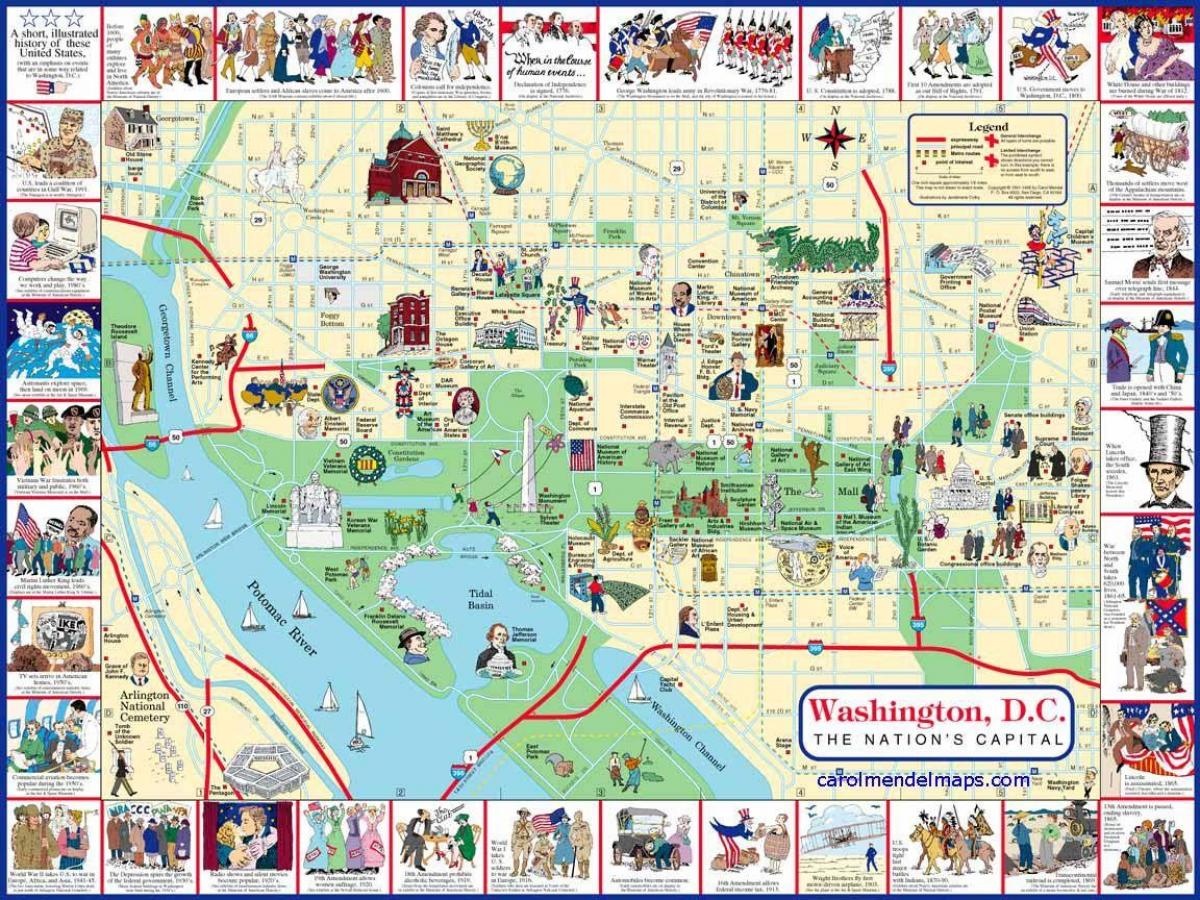 华盛顿dc地图
