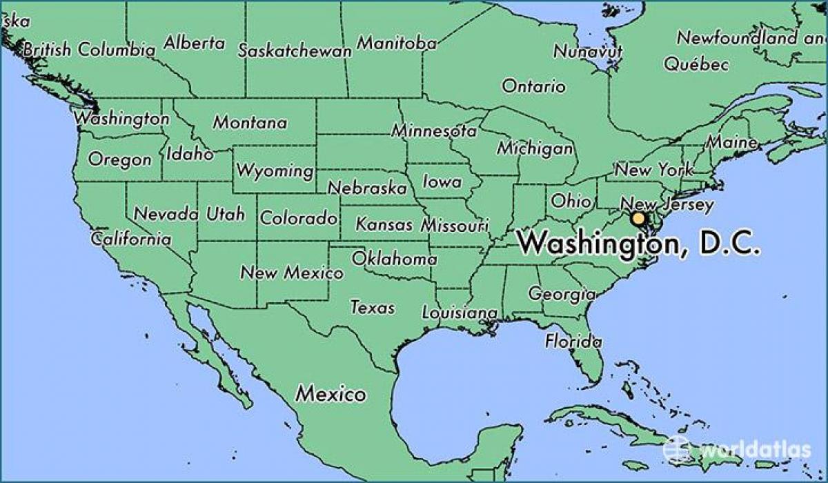 dc美国地图