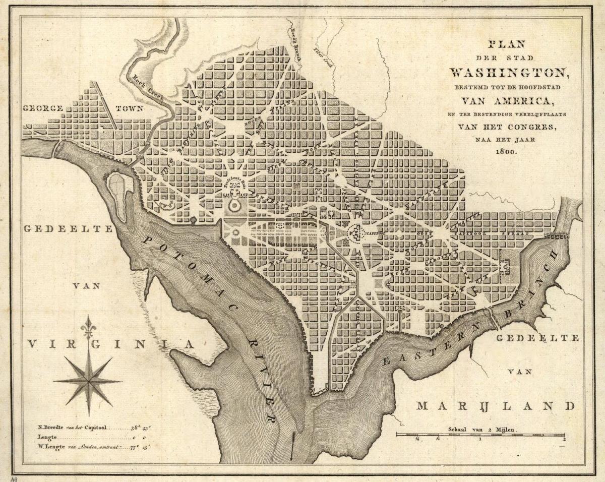 地图历史图华盛顿特区