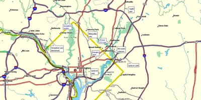 Dc铁路地图