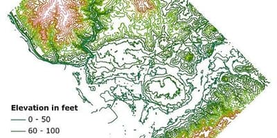 Dc高程地图