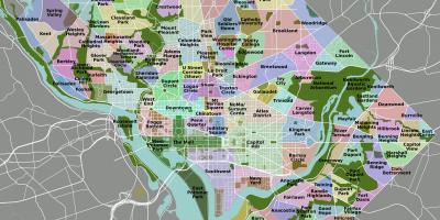 华盛顿特区地图