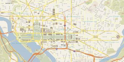 华盛顿大街的地图