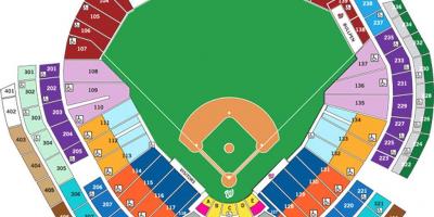 华盛顿国民棒球场的地图