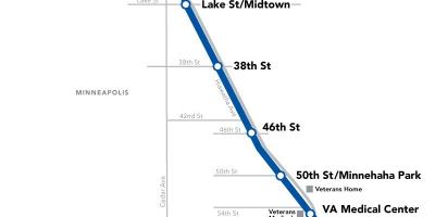 蓝线的dc地铁图